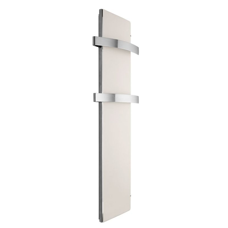 Лъчист отоплител за баня с акумулираща функция CLIMASTAR Slim 500W, бял гладък