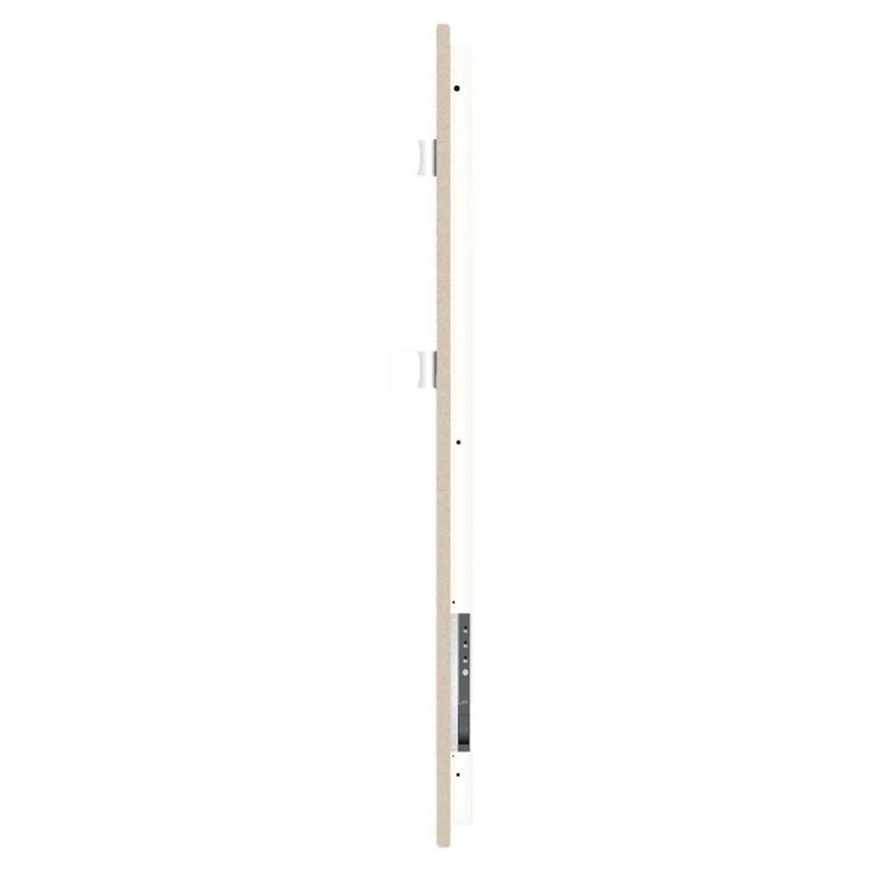 Лъчист отоплител за баня с акумулираща функция CLIMASTAR Slim 500W, бял гладък