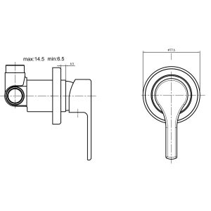Промоционален комплект 5 в 1 - структура за вграждане, крепежи, бутон и конзолна тоалетна чиния с биде, смесител Vera