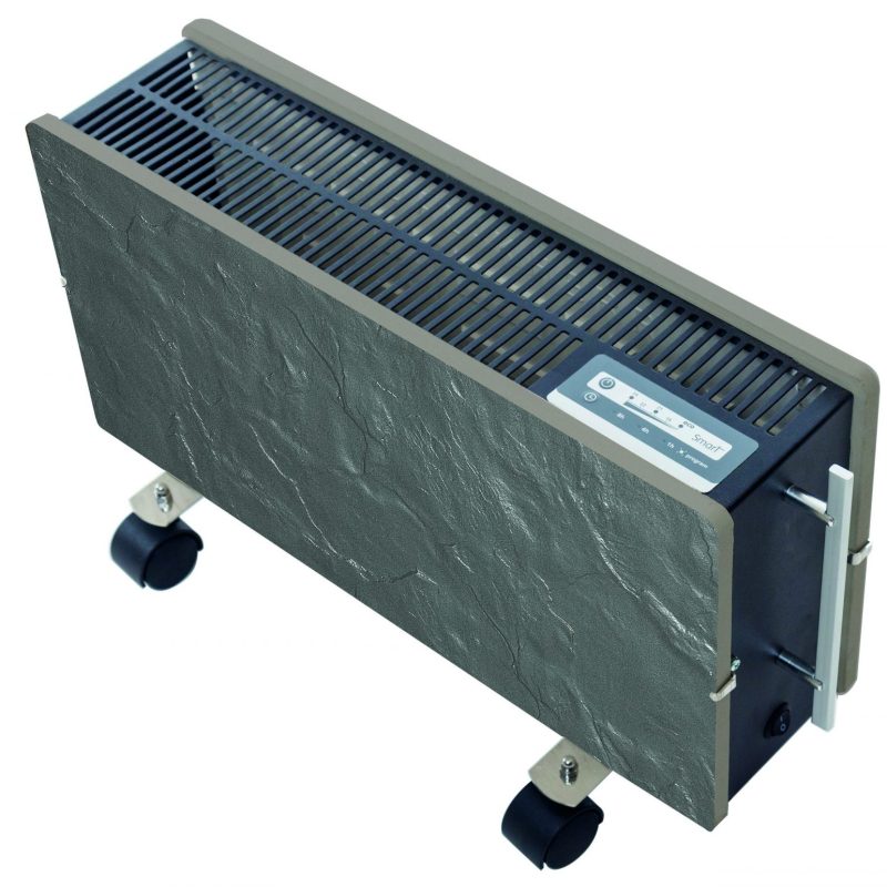 Електрически отоплител OPTIMUS 1600 W, черен релеф
