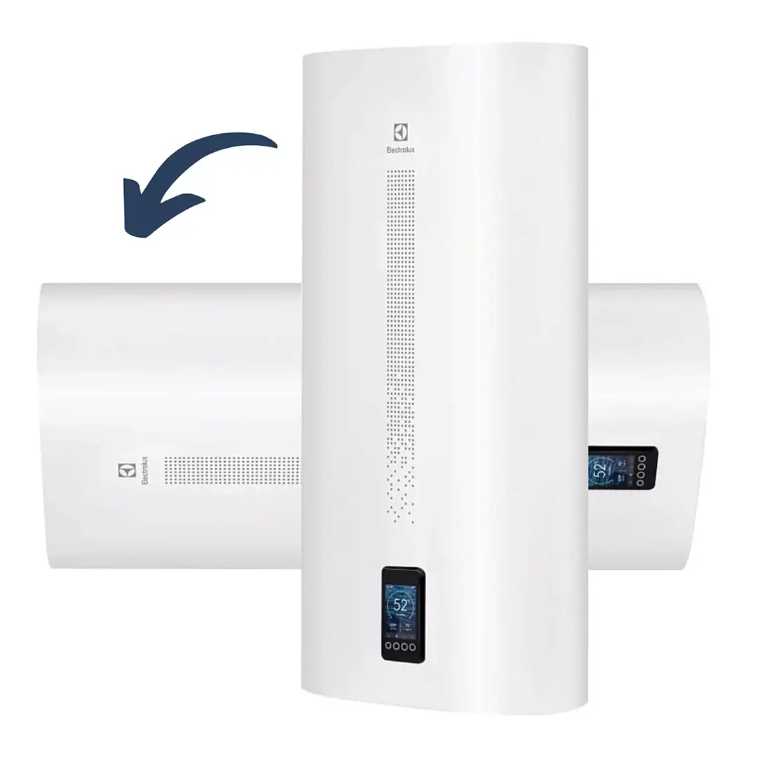 Електрически бойлер с инверторно управление Electrolux EWH, Мултипозиционен, Бял