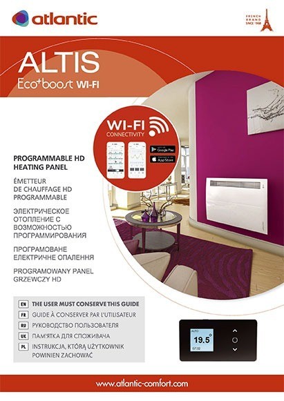 Инструкция за експлоатация електрически конвектор ALTIS ECOBOOST