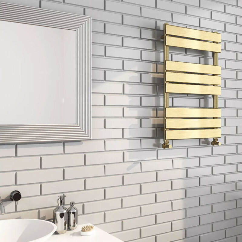 Водна лира за баня CITRINNE STRAIGHT SB-Brass 299 W, 840×500 mm
