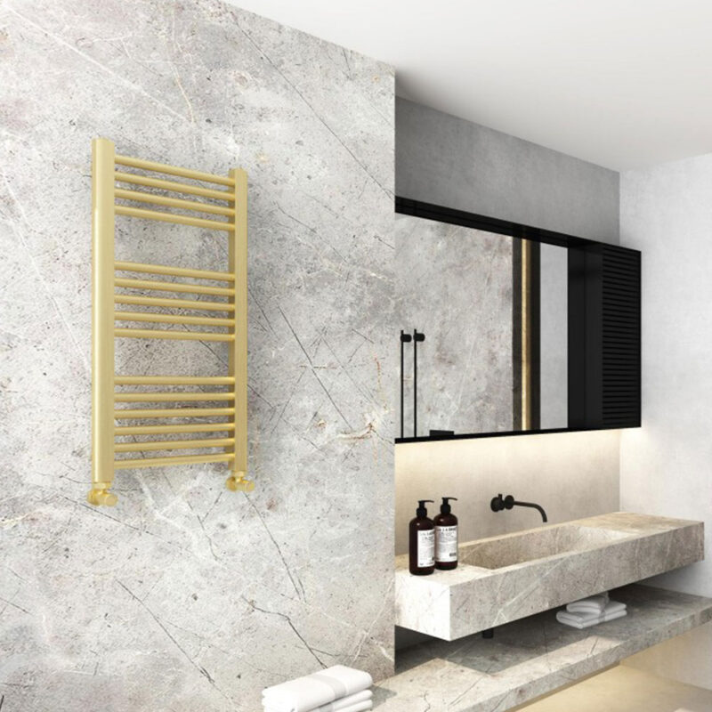 Водна лира за баня CORALLITE STRAIGHT SB-Brass 249 W, 800×500 mm