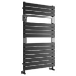 Дизайнерска водна лира за баня Crystal PREMIUM, 510 W, 952x550 mm, антрацит (VOV12)