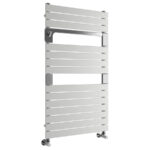 Дизайнерска водна лира за баня Crystal PREMIUM, 510 W, 952x550 mm, бяла (VOV09-White)