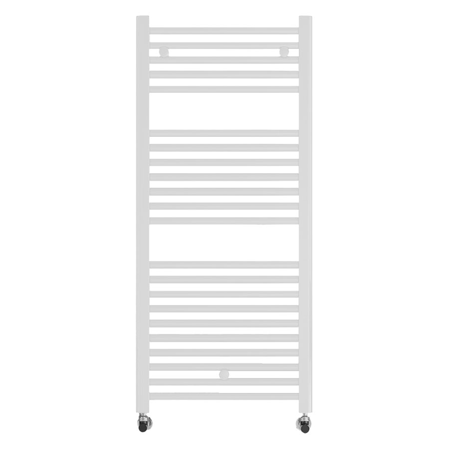 Алуминиева водна лира за баня Crystal BAUXITE, бял гланц