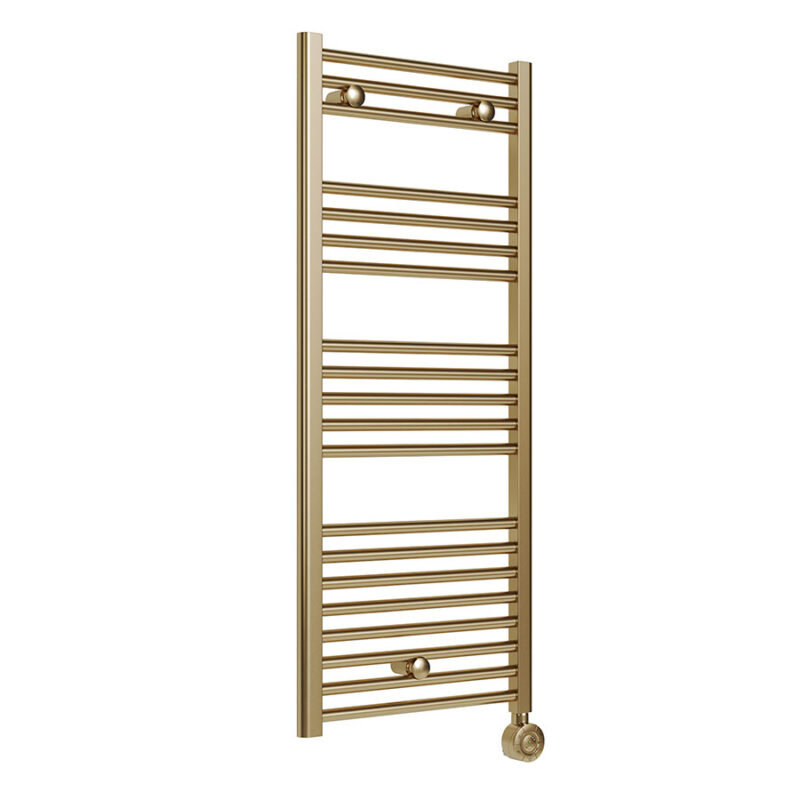 Електрическа лира за баня Crystal E-CORALITE 500 W, sb-brass, 1200 X 500 mm