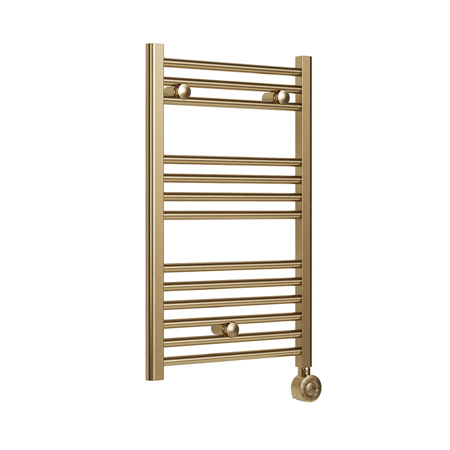 Електрическа лира за баня Crystal E-CORALITE 300 W, sb-brass, 800 X 500 mm