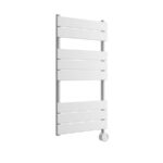 Електрическа лира за баня Crystal E-PEARL 300 W, бяла, 840 X 500 mm